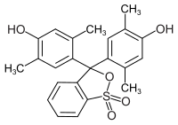 Structural formula of xylenol blue