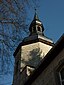 Kirche in Zäckwar, einem Ortsteil von Lanitz-Hassel-Tal im Burgenlandkreis in Sachsen-Anhalt/Deutschland, Kirchturm