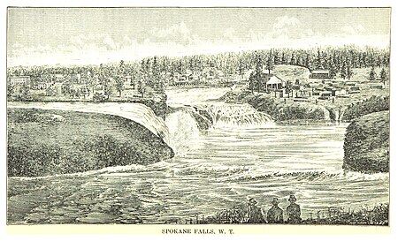 (1882) SPOKANE FALLS, WASHINGTON TERRITORY