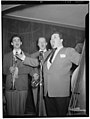 Chubby Jackson, Conte Candoli und Emmett Carls im Esquire Club, Valley Stream, Long Island, ca. April 1947