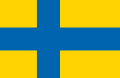 Az ålandi „pestis” zászló. Jellege miatt nem talált támogatásra ez a verzió