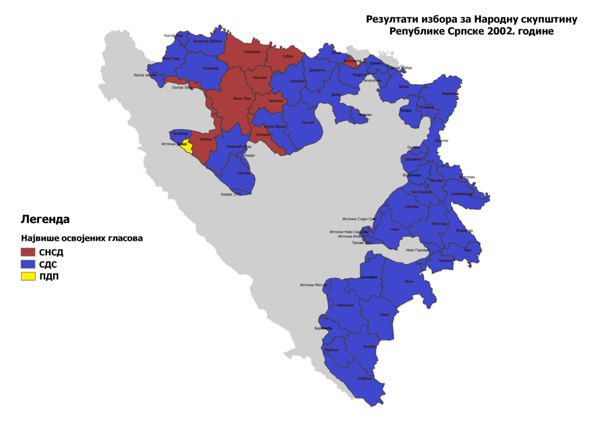 Избори за народне посланике Републике Српске 2002. 