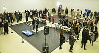 פתיחת מערך התערוכות 'בעקבותיה', ינואר 2017