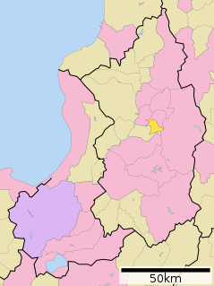 上砂川町位置図