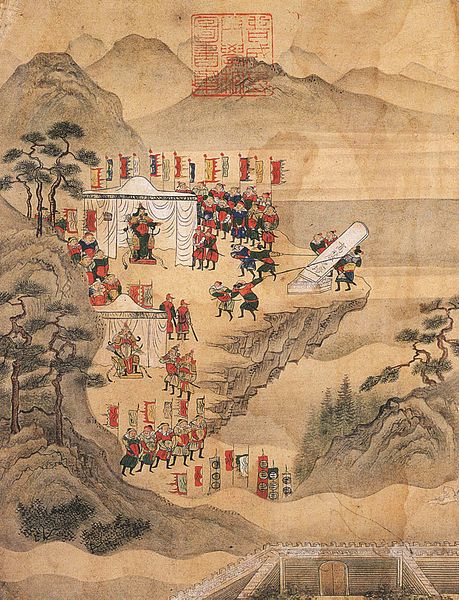 General Yun Kwan (1040–1111) and his army.