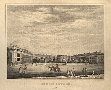 An engraving of the Square c. 1840s by William Collard. 038534 Eldon Square Newcastle upon Tyne Collard c.1840 (4081388170).jpg