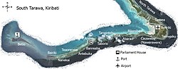 Location in South Tarawa