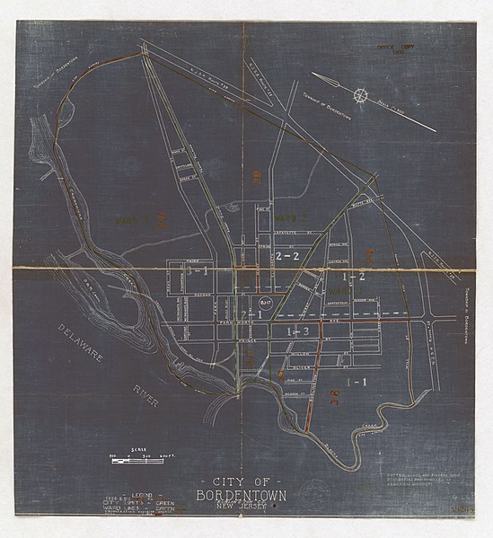 File:1950 Census Enumeration District Maps - New Jersey (NJ) - Burlington County - Bordentown - ED 3-6 to 11 - NARA - 23853101.jpg