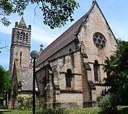 St John's Church, Glebe Point Road,designed by Edmund Blacket