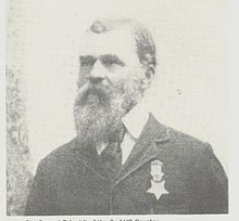 Unua Sgt Conrad Schmidt aljuĝis Medalon de Honoro por US Civita milito de The Photographic History de F.T. Miller de la Civita Milito Vol IV p.337.jpg