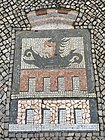 Mosaikpflasterung des Steglitzer Wappens
