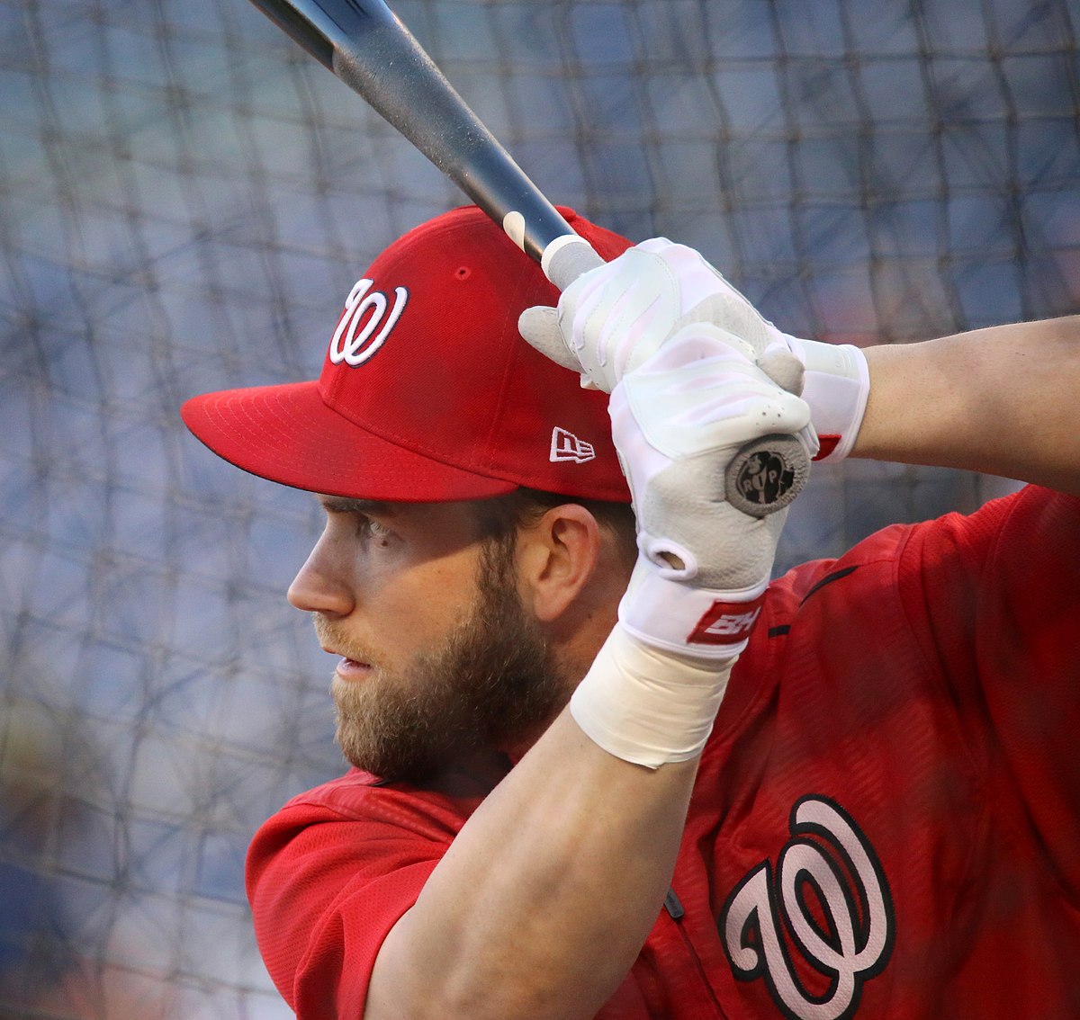 File:2016-10-13 Bryce Harper batting practice 05.jpg - Wikimedia Commons