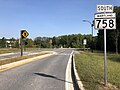 File:2019-09-10 15 30 39 View south along Maryland State Route 758 (Corporate Center Drive) at Ridge Road in Ehrmansville, Anne Arundel County, Maryland.jpg