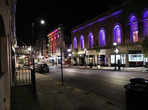 Center City Allentown at night, October 2020