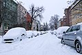 Deutsch: Schnee in Halle (Saale). Polski: Śnieg w Halle (Saale).