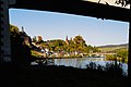 * Nomination: View from the South along the Saar to Saarburg --FlocciNivis 09:39, 21 October 2022 (UTC) * Review  Comment The left pier of the bridge is leaning on a bit. The left brown bluilding is toom uch tilted to the right. --Sebring12Hrs 07:49, 24 October 2022 (UTC)  Done I did some pc on it. However if I correct the verticals of the rectory on the right too much, the castle gets distorted. I think the pier on the left is naturally a bit trapezoid-shaped, but I can't definitely say it, as it's too small on the only other picture of this bridge (see image:Die saar in saarburg.jpg the upper one) --FlocciNivis 17:37, 24 October 2022 (UTC)