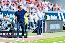 Glasner managing Eintracht Frankfurt in 2022 2022128165029 2022-05-08 Fussball Eintracht Frankfurt vs Borussia Monchengladbach - Sven - 1D X MK II - 1866 - B70I7977.jpg