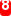 8 white, red rounded rectangle.svg