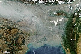 Ganges Delta in West Bengal, India and Bangladesh is the largest river delta in the world.