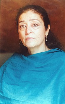 A still of Neelam Mansingh Chowdhry who will be presented with the Sangeet Natak Akademi Award for Theatre - Direction by the President Dr. A.P.J Abdul Kalam in New Delhi on October 26, 2004.jpg