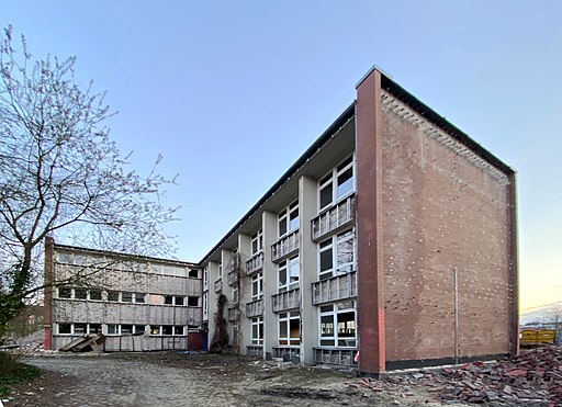 Abriss der Schule Königstraße in Hamburg-Altona 2020 (1)