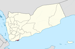 Governatorato di 'Adan – Localizzazione