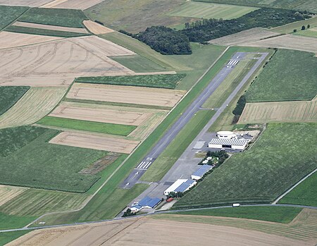 Aerial image of the Walldürn airfield