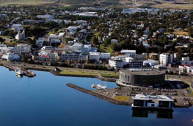Vista aérea de Akureyri