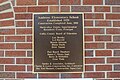 Ambrolse Elementary School plaque