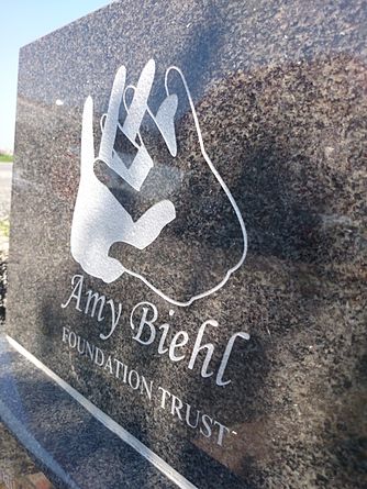 Amy Biehl Foundation Trust monument in Gugulethu Amy Biehl Foundation Trust Gugulethu 02.jpg