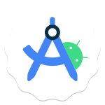 Logo Android Studio sejak 2022.