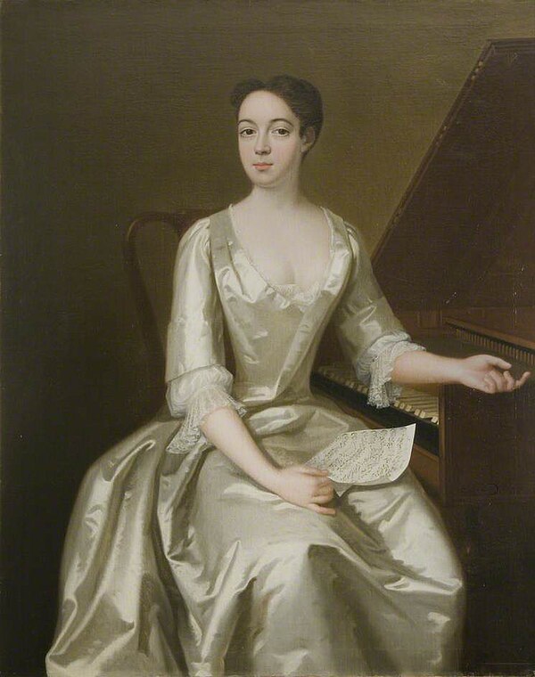 Anna Maria Strada, who created the role of Ginevra, by John Verelst (circa 1732)