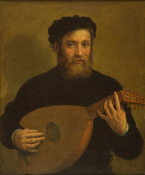 File:Antonio Carracci, , Neue Burg, Sammlung alter Musikinstrumente - Lautenspieler - GG 269 - Kunsthistorisches Museum.jpg