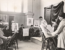 Archives of American Art - A life class for adults at the Brooklyn Museum, under the auspice of the New York City WPA Art Project - 11039.jpg