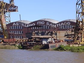 Logotipo del Astillero Río Santiago