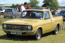 1975 Marina Pick-up. This variant was never a big seller. Austin Marina Truck 1275cc Reg March 1975.JPG