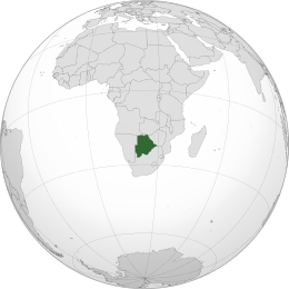 Botswana - Localizzazione