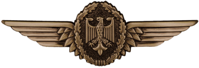 German Aviation Badge in Bronze