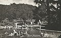 Schwimmbad Postkarte ca. 1932