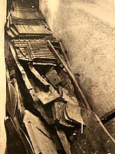 The Khufu ship shortly after its discovery