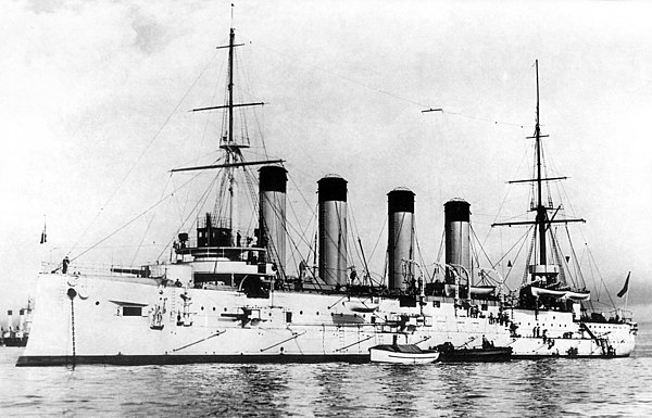 Bayan at anchor