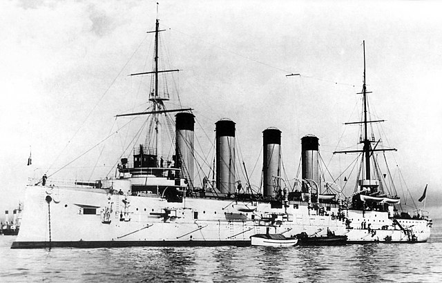 Bayan at anchor