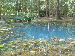 La fontaine aux fées, château de Beaulon.