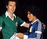 Beckenbauer and maradona 1978.jpg