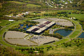   Aerial view of the main building