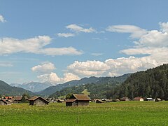 Fjild ûnder Garmisch-Partenkirchen