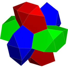 6 bilunilăbirotonde în jurul unui cub