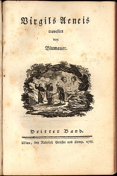 File:Blumauer, Virgils Aeneis travestiert, vol. 3 (Vienna 1788), title page.jpg