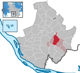 Borstel-Hohenraden - Carte