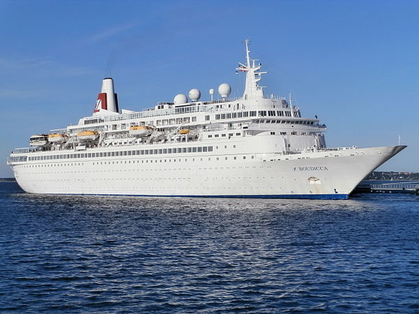 Image: Boudicca departing Tallinn 7th September 2013